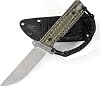 Cool Hand 38 Thick Beast Survival Hunting Knife - Fixed Blade with 440C Stainless Steel, Includes Kydex Sheath, Belt Clip, and Paracord Attachment