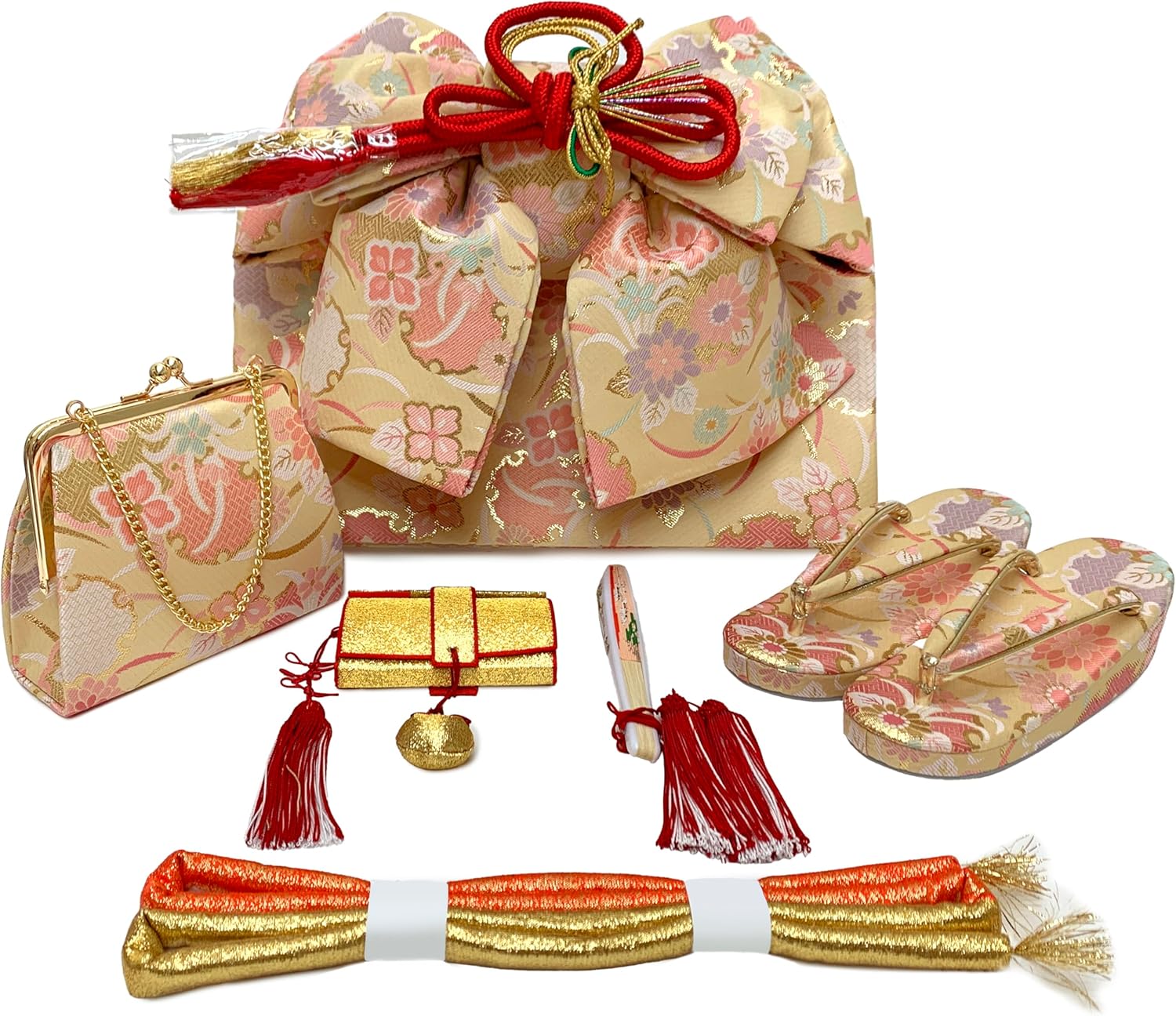 京都室町st．] 七五三 7歳 着物 フルセット 女の子 四つ身の着物セット