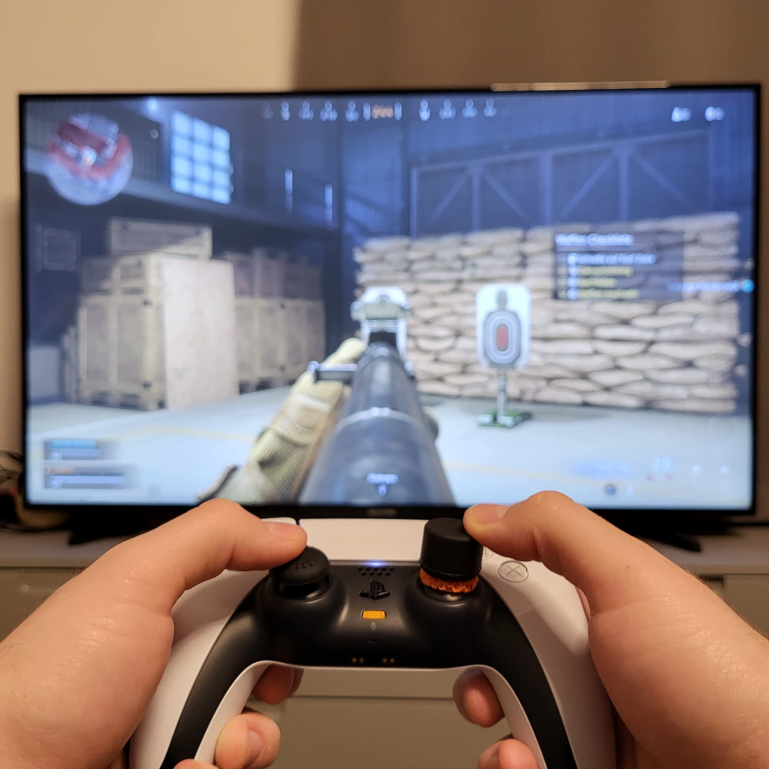 MatoSan Juego de Accesorios de empuñadura de caperuza Mayor Asistencia de puntería para los Accesorios de protección del Joystick de los Palos del Controlador PS5 PS4 | Gaming Boost y Mejor precisión