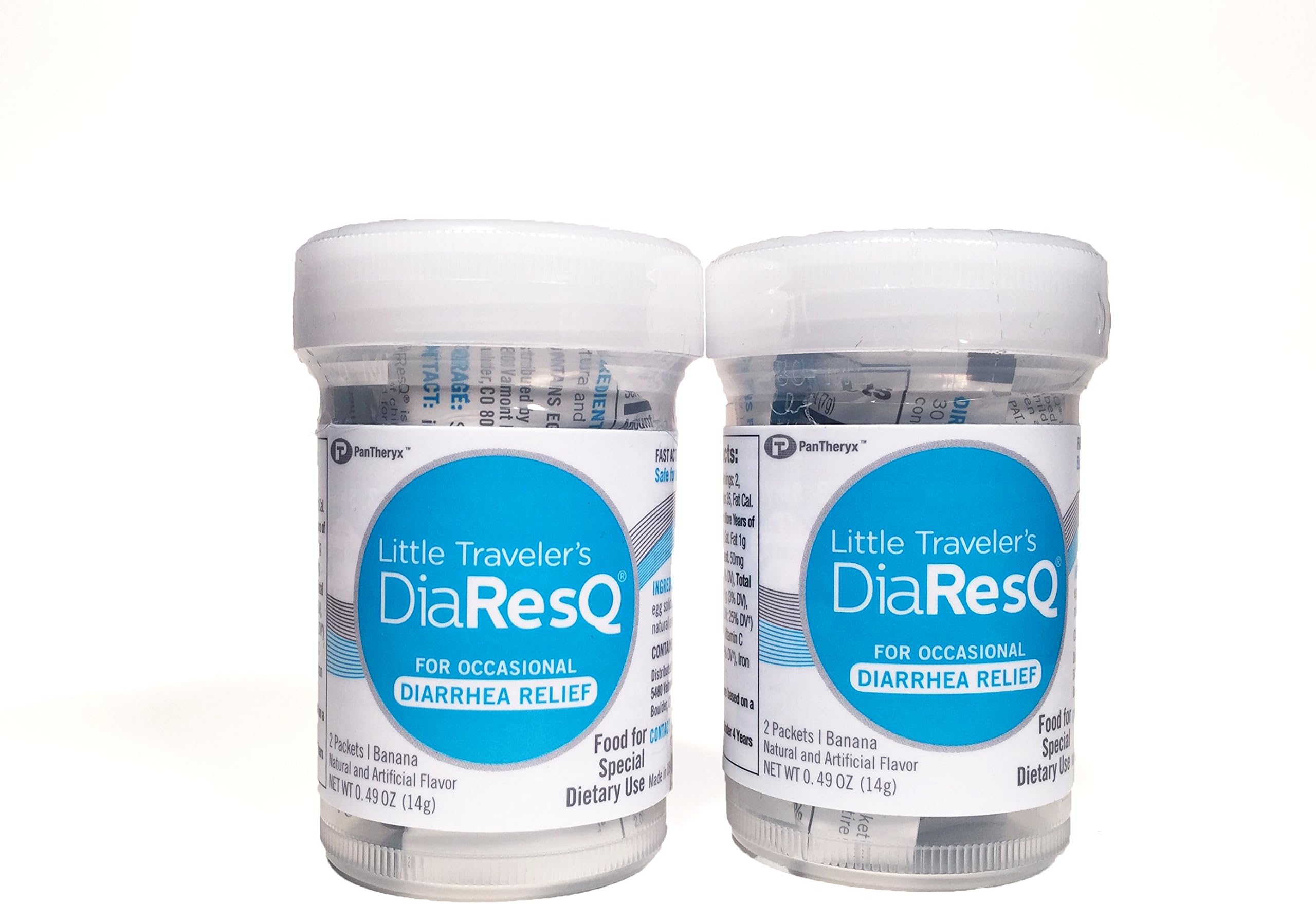 DiaResQ Diarrhea Relief for Children, 2-Packet Cups, Vanilla, 2 Count by DiaResQ
