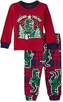 Vista 1 de The Children's Place Pijama de Navidad unisex para bebé, algodón