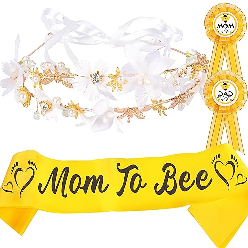 Diadema con diseño de unicornio de la madre a ser unicornio rosa para crecer un unicornio y alfiler color rosa para fiesta de fiesta de fiesta de