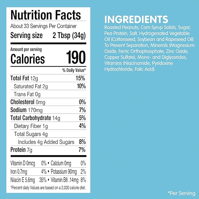 SKIPPY Mantequilla de Maní Cremosa Reducida en Grasa, 40 oz miniatura 2