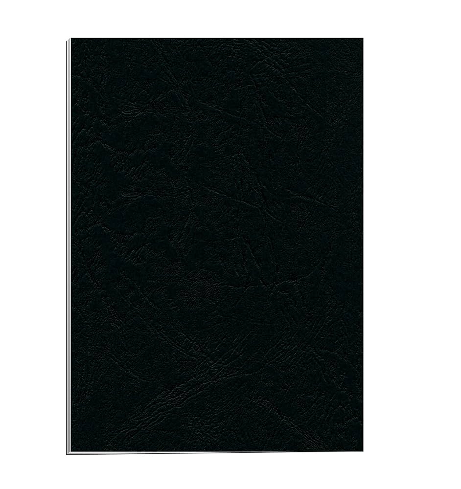 Fellowes Futura Presentation Binding Covers Polypropylene 280 Microns - Black
