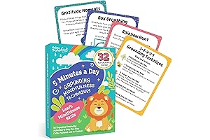 Mindful Activity Card Social Emotional Learning for Kids, Therapeutic Coping Skill Calming...
