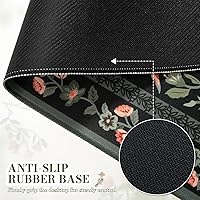 Vista 5 de iCasso Desk Mat for Keyboard and Mouse, Large Mouse Pad, Desk Pad Mat, Anti-Slip Big Mousepad with Stitched Edges for Computer Desktop(Floral)