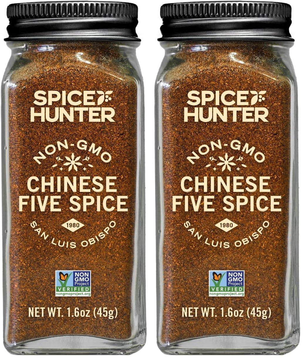 The Spice Hunter Chinese Five Spice Blend, 1.6 oz. jar (Pack of 2)