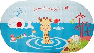 Sophie la Girafe rutschfeste Badematte 70×39 cm Baby ab Geburt
