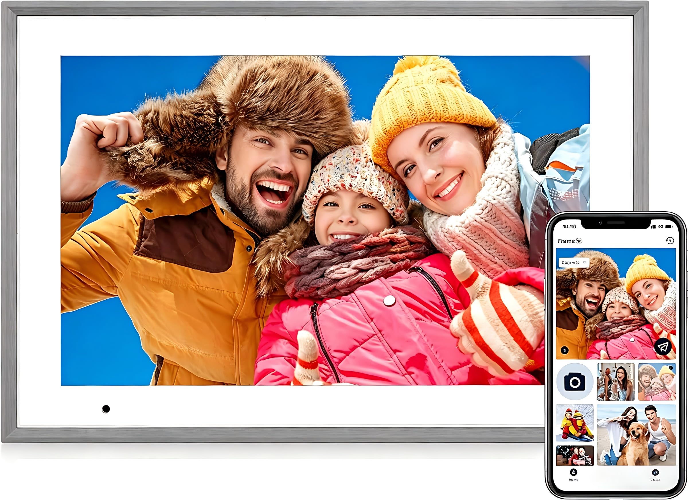 プレーヤー Digital Photo Frame Digital Photo Frame, 10.1 Inch Digital Picture Frame WiFi 1280