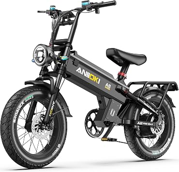 ANIIOKI eBikes for Adults, 200+ Miles Long Range Electric Bike,High Speed Electric Fat Bikes, Electric City Bikes