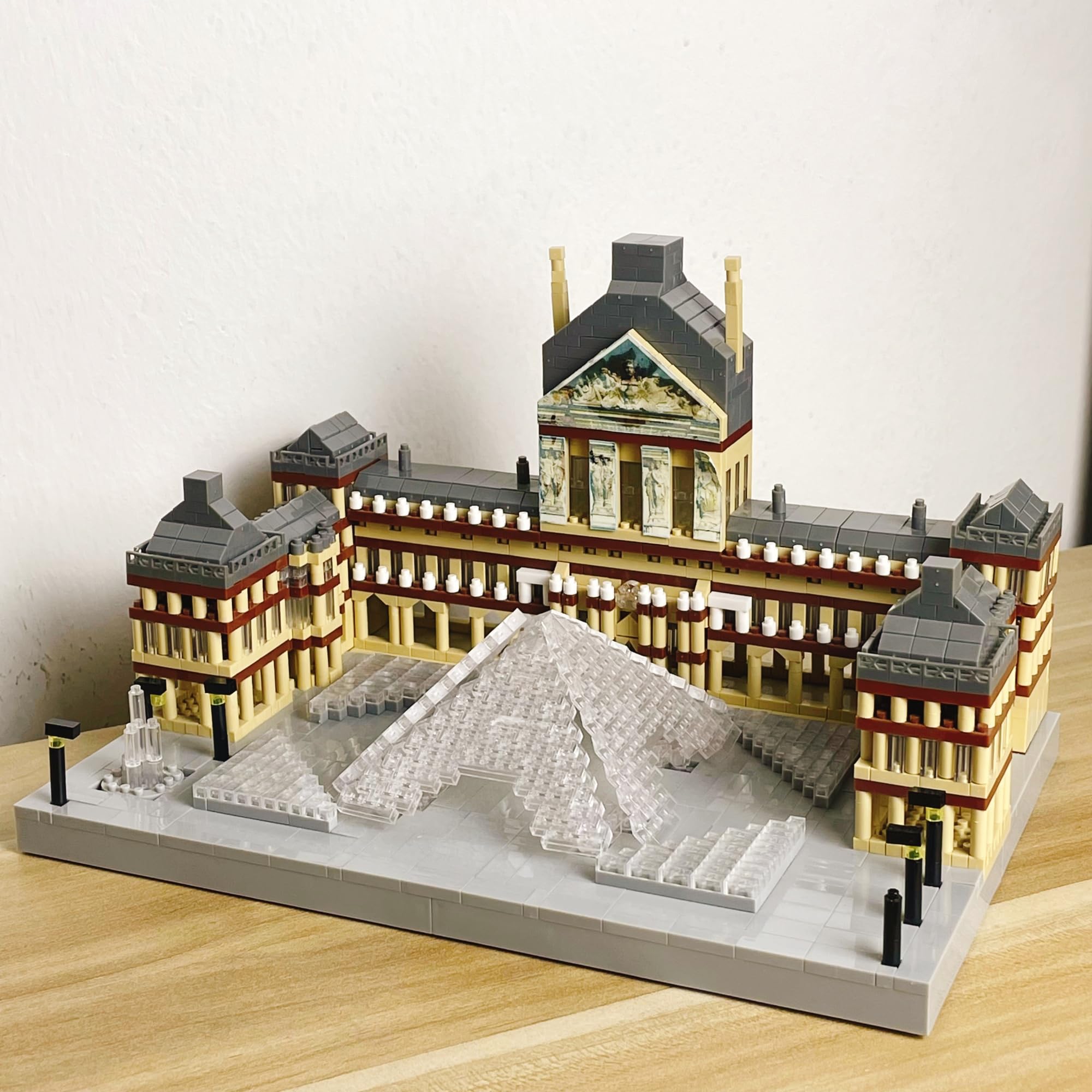 alltogetho Louvre Micro Mini Building Blocks Architecture Toys Sets Assembly Adult Construction Unleash Your Love for The Louvre - Image 3