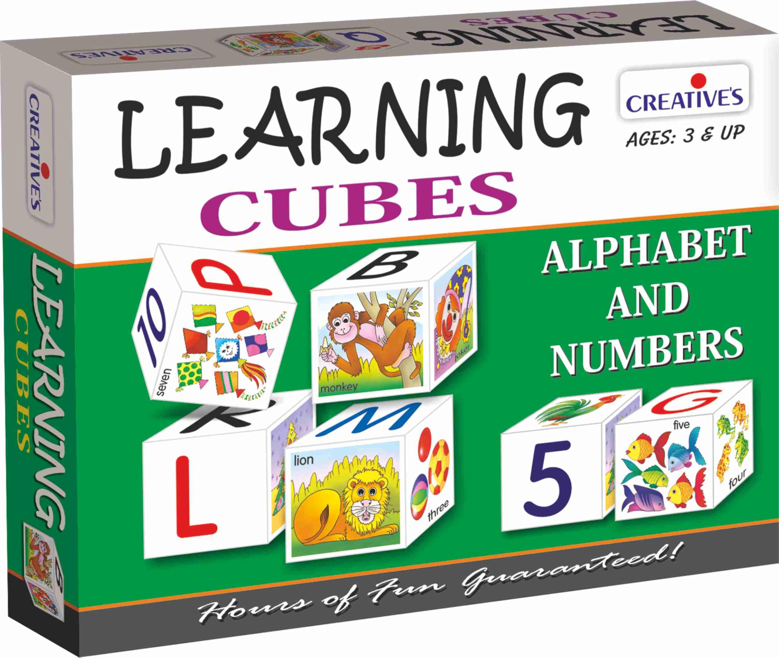 CRE0637 - * Creative Pre-School - Cubes - Alphabet & Number
