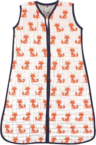 Miniatura 4 de Hudson Baby Unisex BabyMuslin Cotton Sleeveless Wearable Sleeping Bag, Sack, Blanket