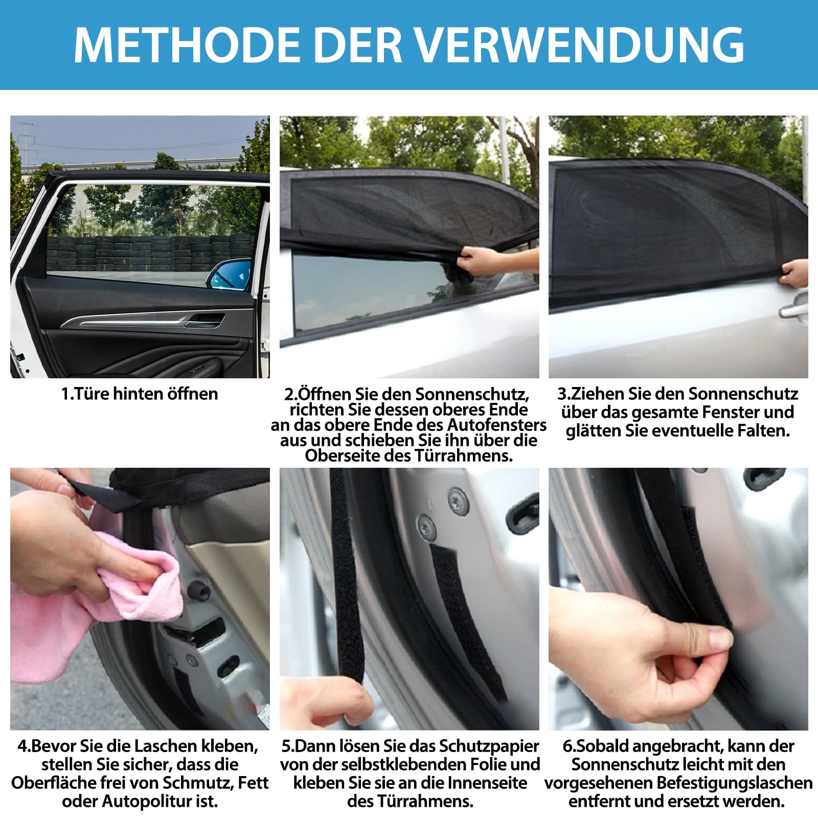 Der Richtige Schutz Für Die Vorderen Seitenscheiben - Sonnenschutz, Sonnenschutz