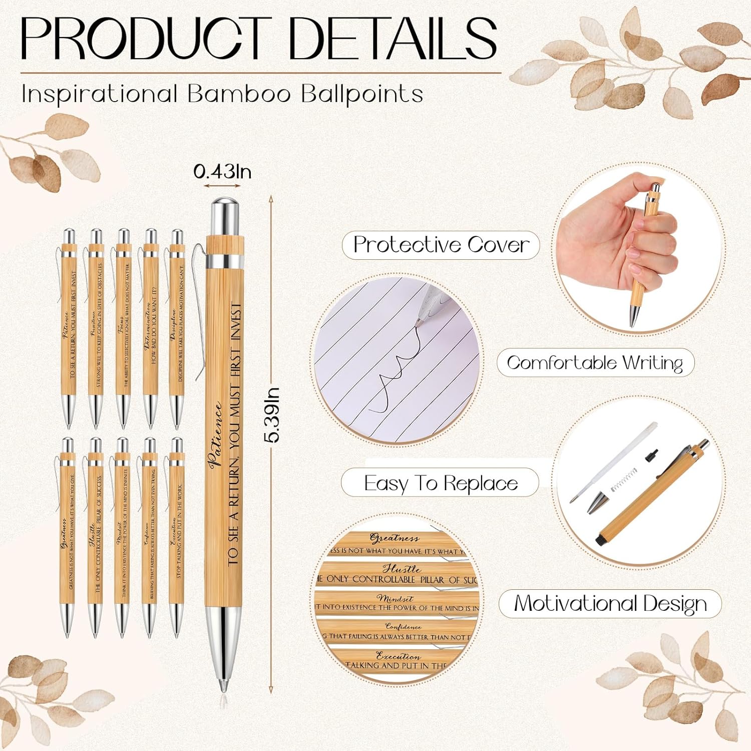 Spakon 90 Pcs Inspirational Gifts Bulk Notepads with Pens Employee Appreciation Gifts Inspirational Mini Notebooks Motivational Pens Bulk for Lab Week Volunteer Secretary Teacher Nurses
