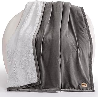 UGG Bliss Throw Blanket Plush Soft Fleece Fluffy Blankets for Bed or Cou...