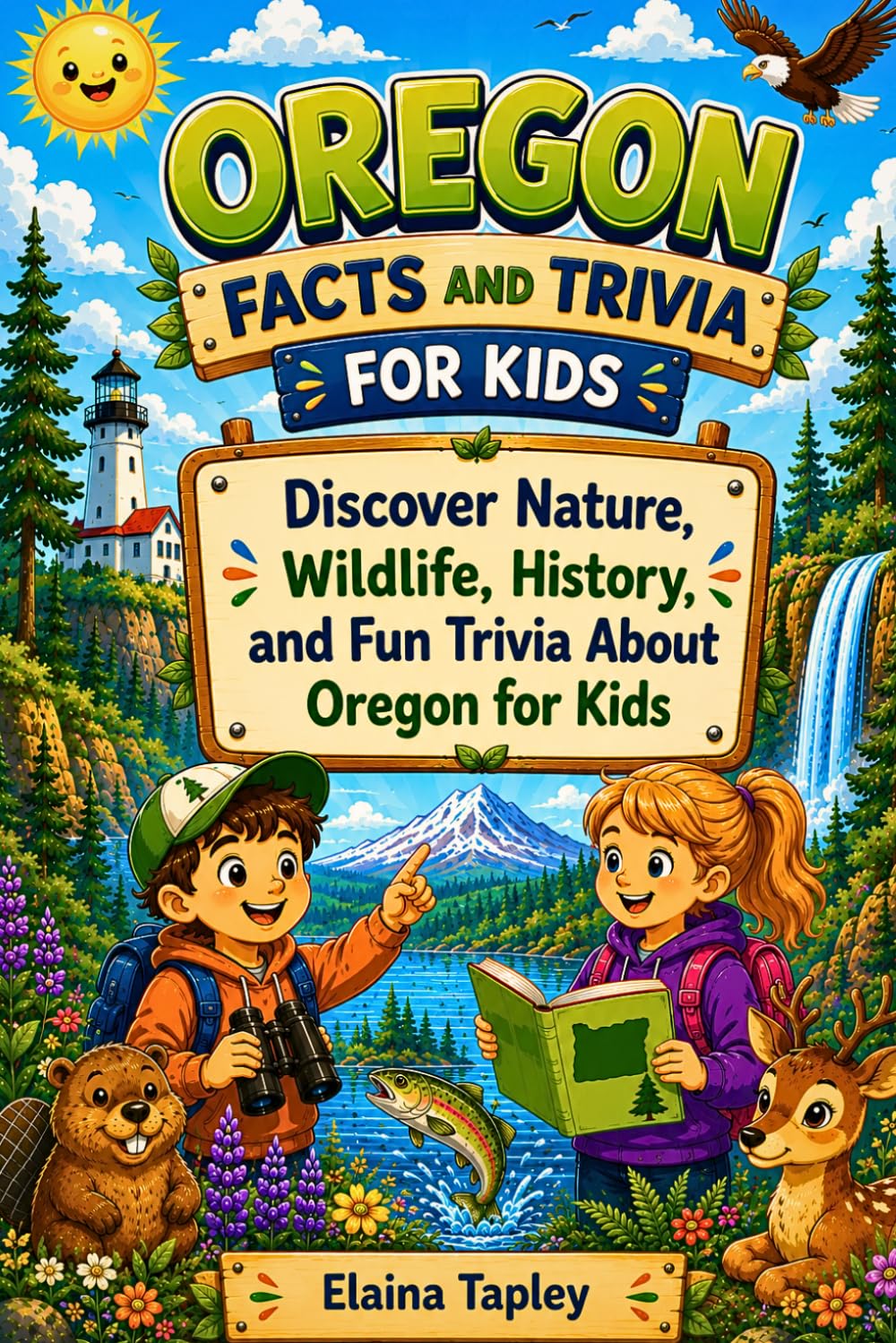 Oregon Facts and Trivia for Kids: Discover Nature, Wildlife, History, and Fun Trivia About Oregon for Kids (Curious Kids State Facts Series)