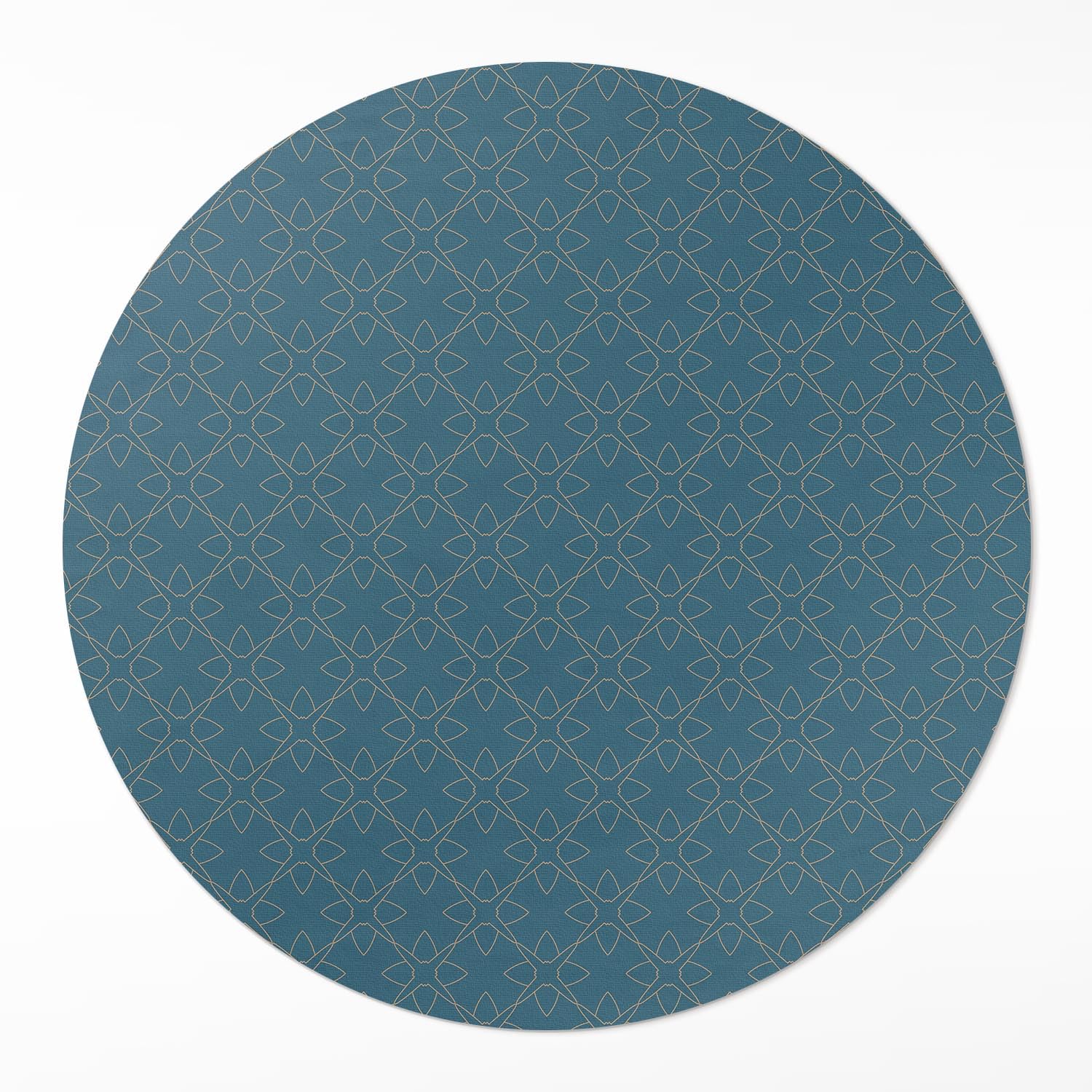 Tapis de sol rond en vinyle élégant et durable pour chambre