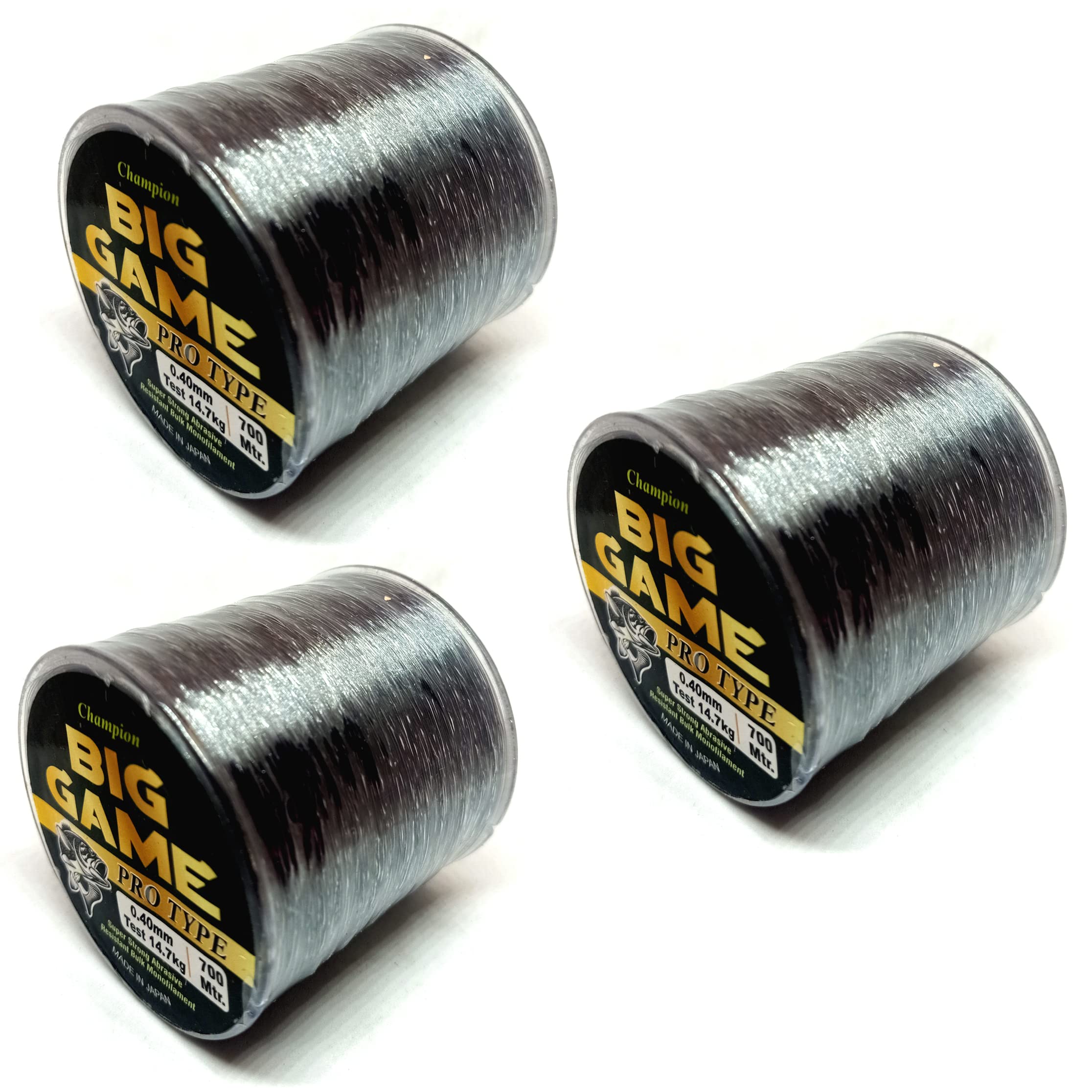 Coral-BigGame Dia 0.40mm Length 600Meter Colour Gray Monofilament Fishing Line (Pack of 3) (B0BVYSNWCQ) Amazon Price History, Amazon Price Tracker