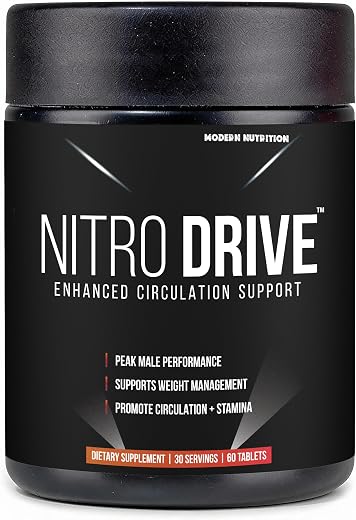 Nitro Drive | Supports Healthy Blood Flow & Natural Immune Support - Male Enhancing Supplement & Nitric Oxide Supplements ...