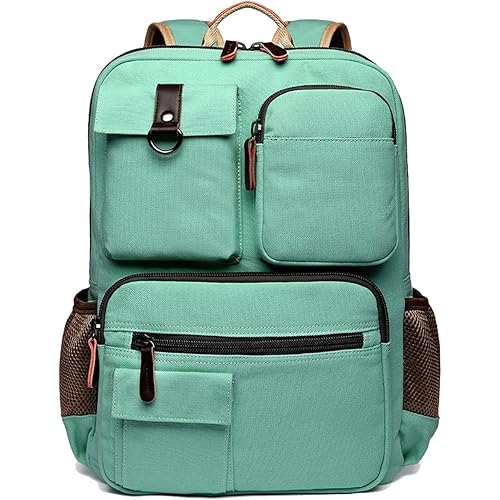School Backpack Vintage Canvas Laptop Backpacks Men Women Rucksack Bookbags