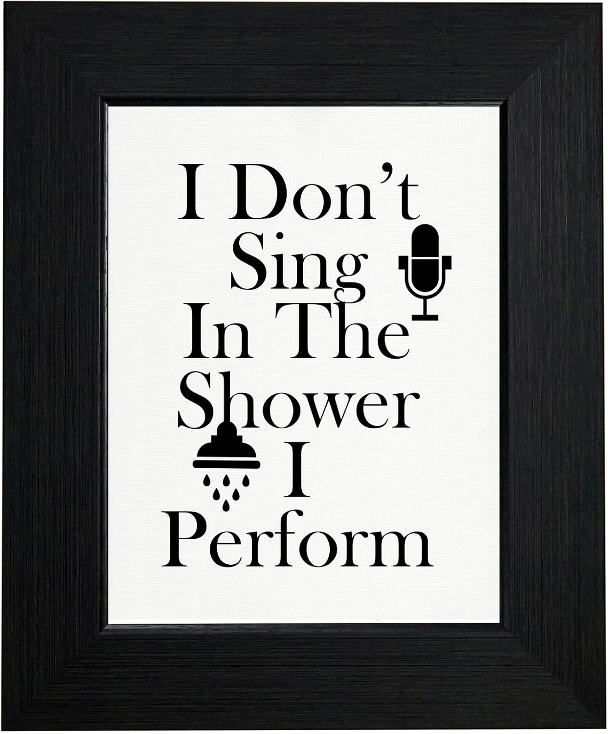 Hollywood Thread I Don't Sing in The Shower I Perform