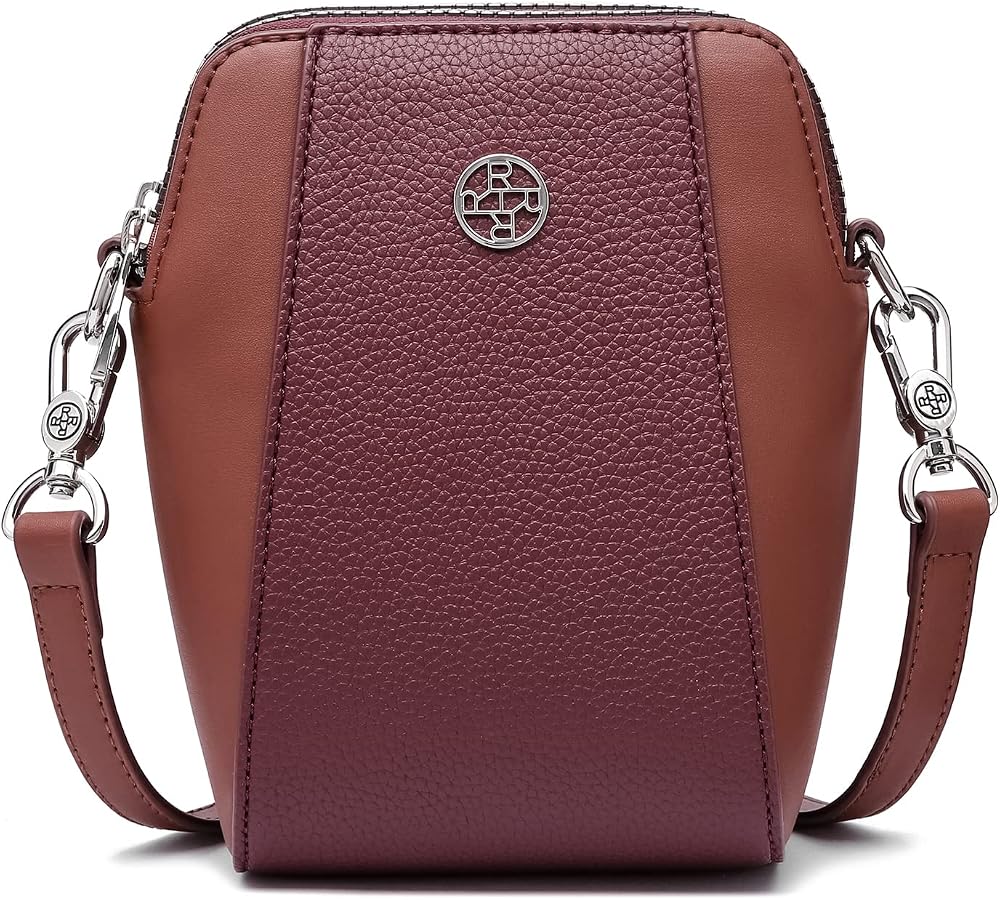 HOZYU Leather Cell Phone Bag Wallet Purse Crossbody Bag for Women