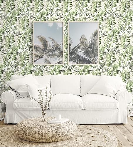 Vista 189 de Tommy Bahama - Papel tapiz para despegar y pegar, papel tapiz tropical para dormitorio, tocador, cocina, vinilo, cobertura de 30.75 pies cuadrados