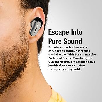 Amazon.com: Bose QuietComfort Ultra Earbuds Noise-Canceling True