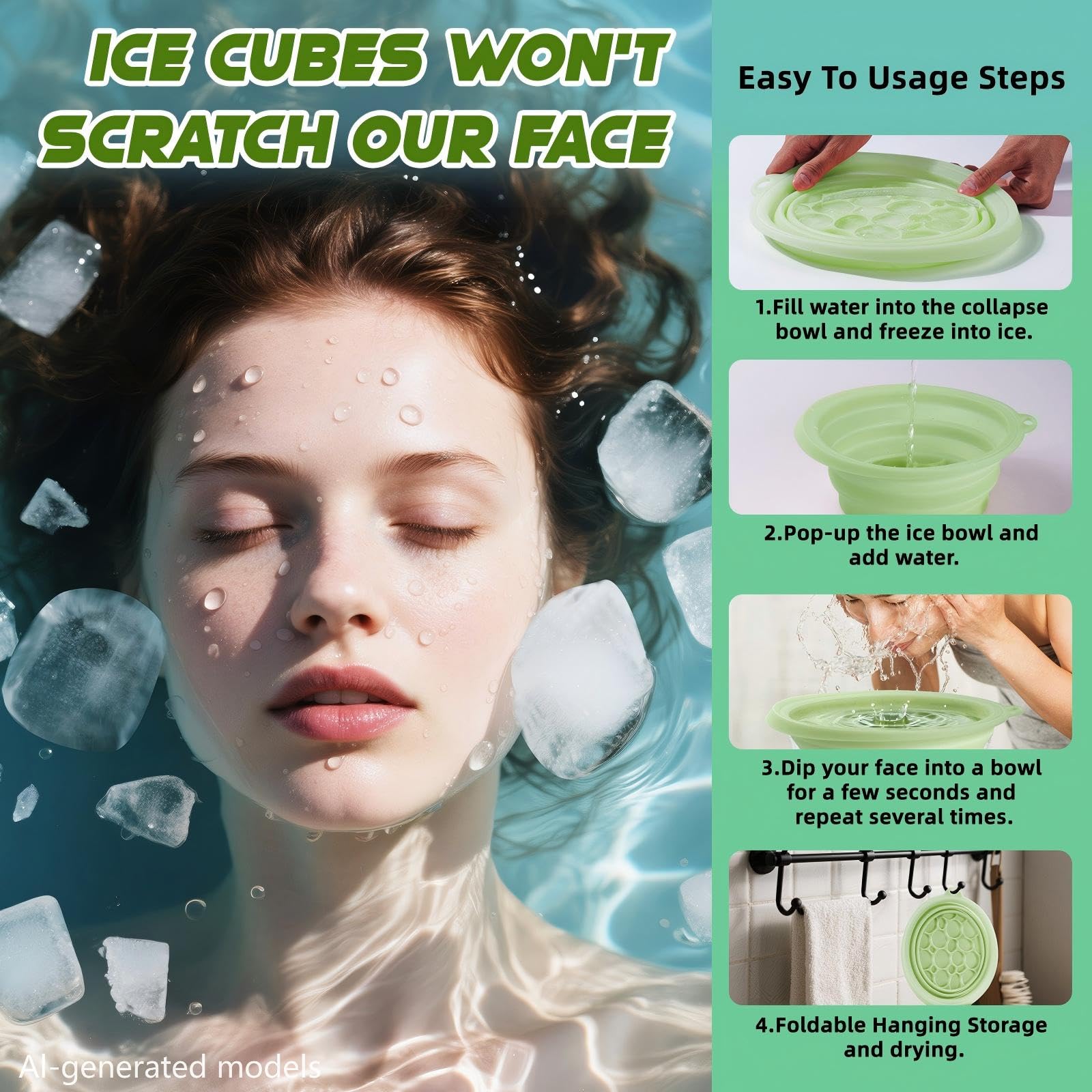 coobest Face Bowl for Ice - Skin Cooling Therapy -2