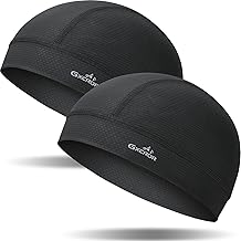GXCROR Fahrradmütze Unter Helm Atmungsaktiv Helmmütze Fahrrad Cap Sommer Unterziehmütze für Herren Damen Leicht Cycling Cap für Radfahren Laufen Motorrad