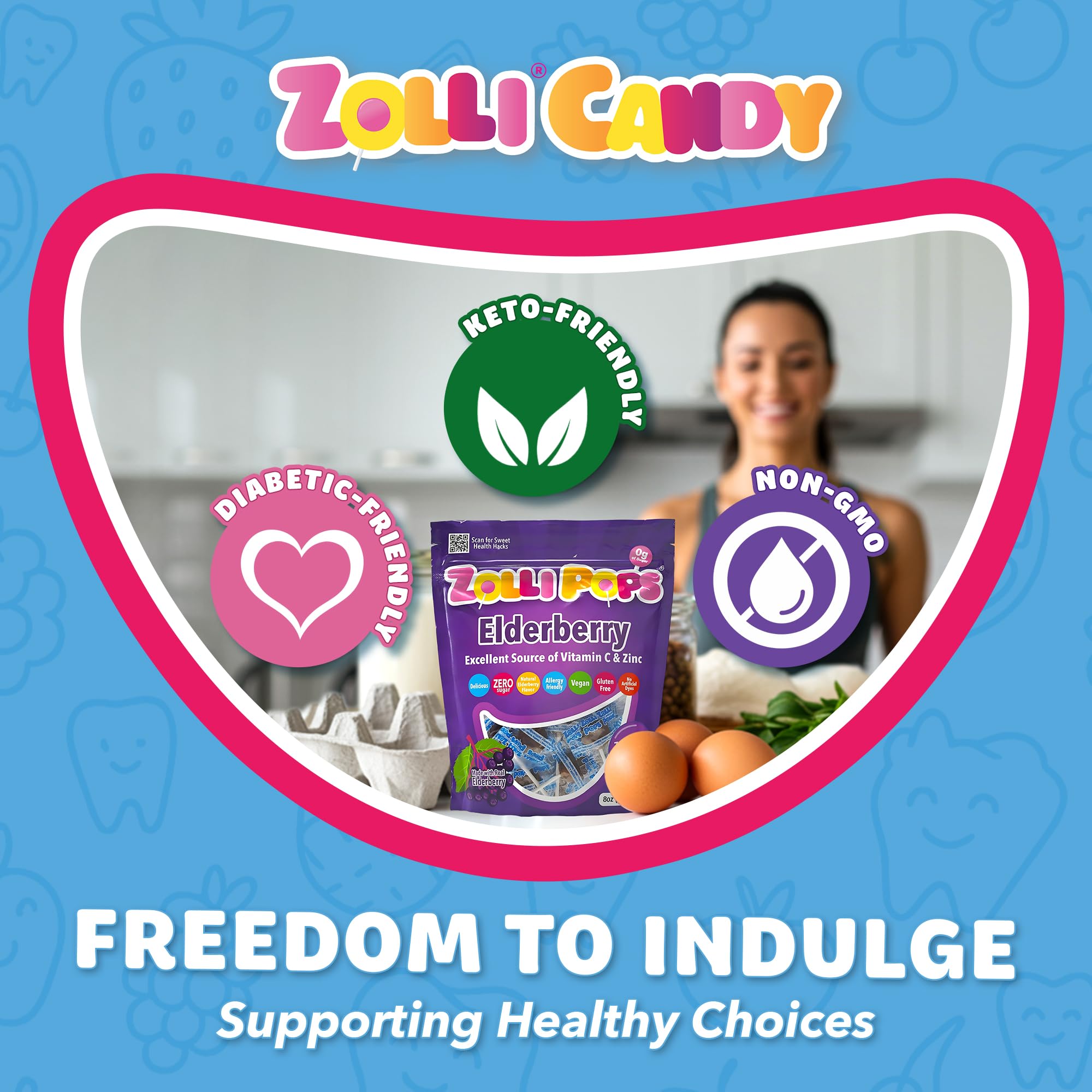 Amazon.com : Zollipops Elderberry Lollipops, Sugar Free Candy with