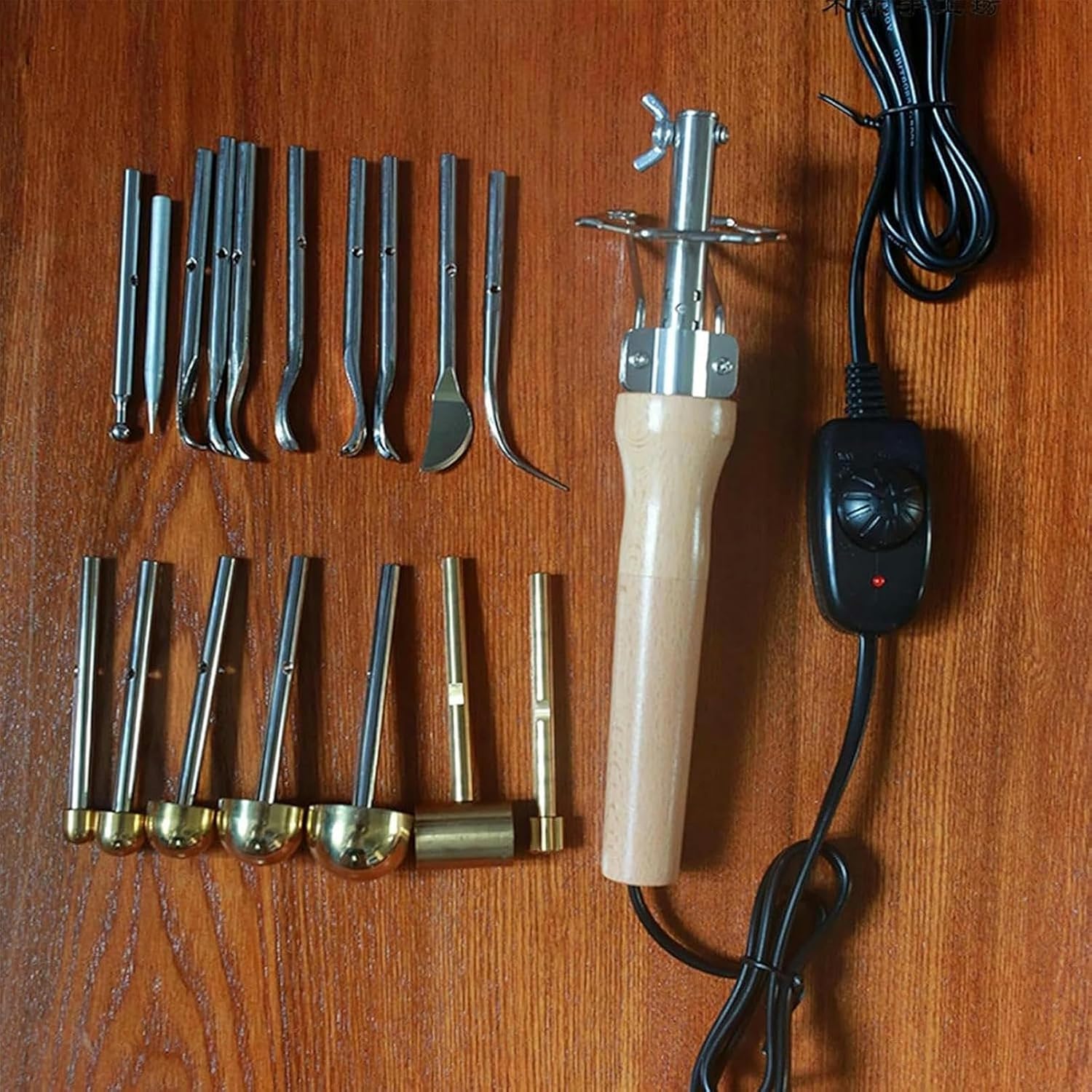 Electric Fabric Flower Maker Artificial Flower Ironing Machine- 17 Heads Fake Flower Making Tools, DIY Floral Leaf Ironing Tool for Flower Lovers