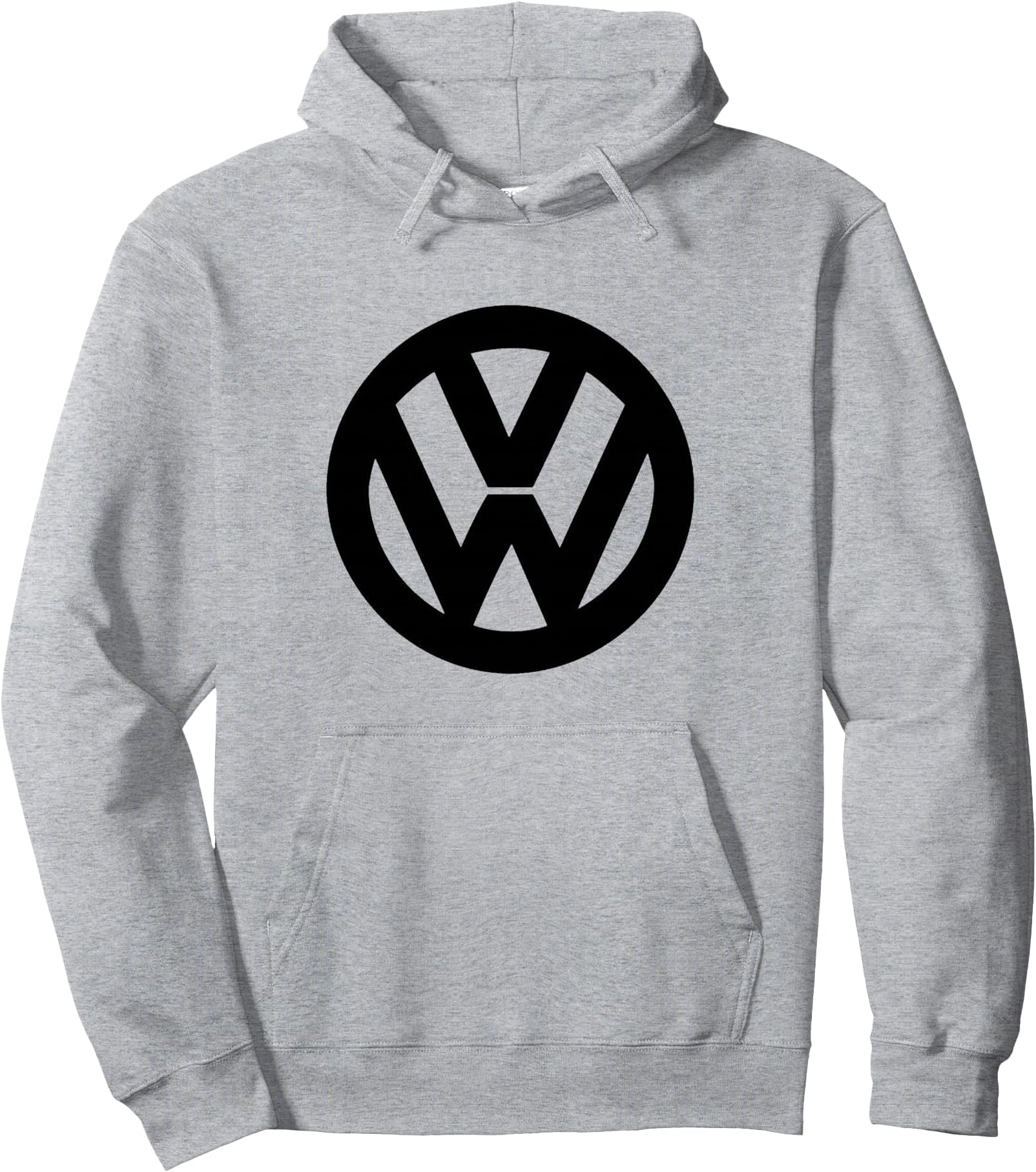 Classic Black VW Logo Pullover Hoodie