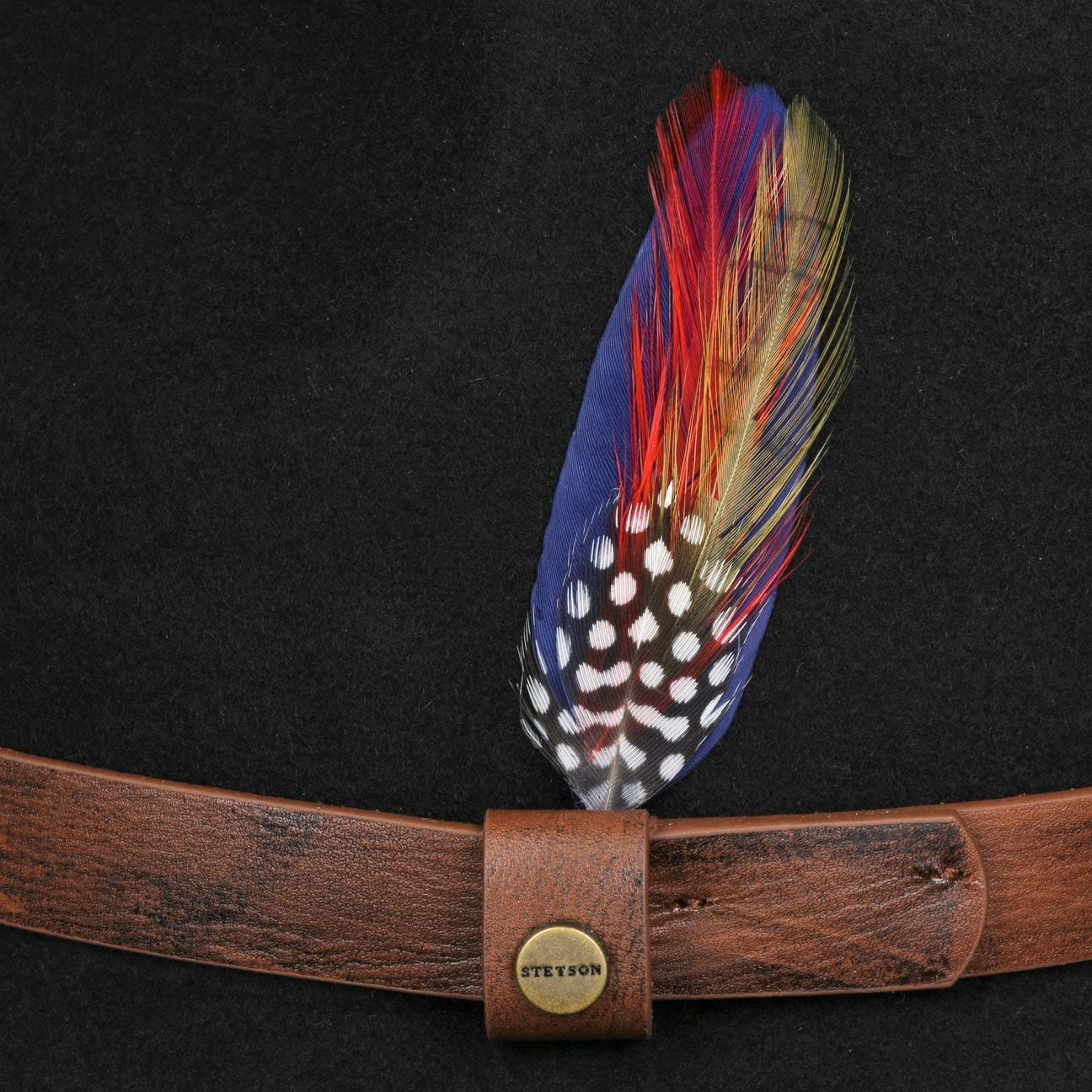 Stetson Oklahoma Cappello Western Feltro di Lana Uomo 100% Feltro Idrorepellente Asahi Guard Traveller Ultraleggero Malleabile Estate Inverno