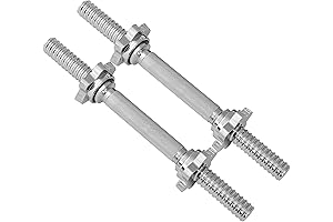 Xmark Threaded Dumbbell Handles for Optimal Weightlifting