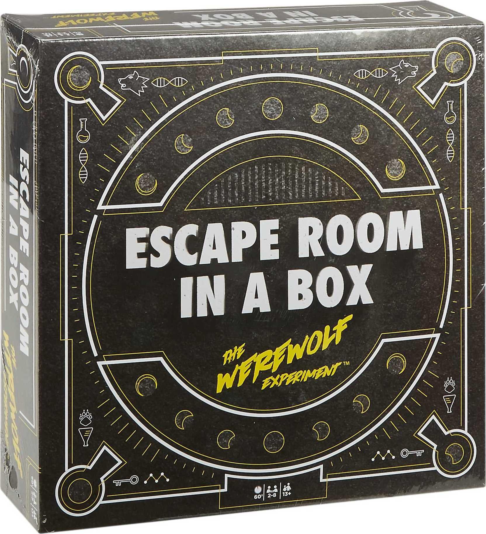 Escape Room in a Box: The Werewolf Experiment, Board Game for Adults and Kids 13+
