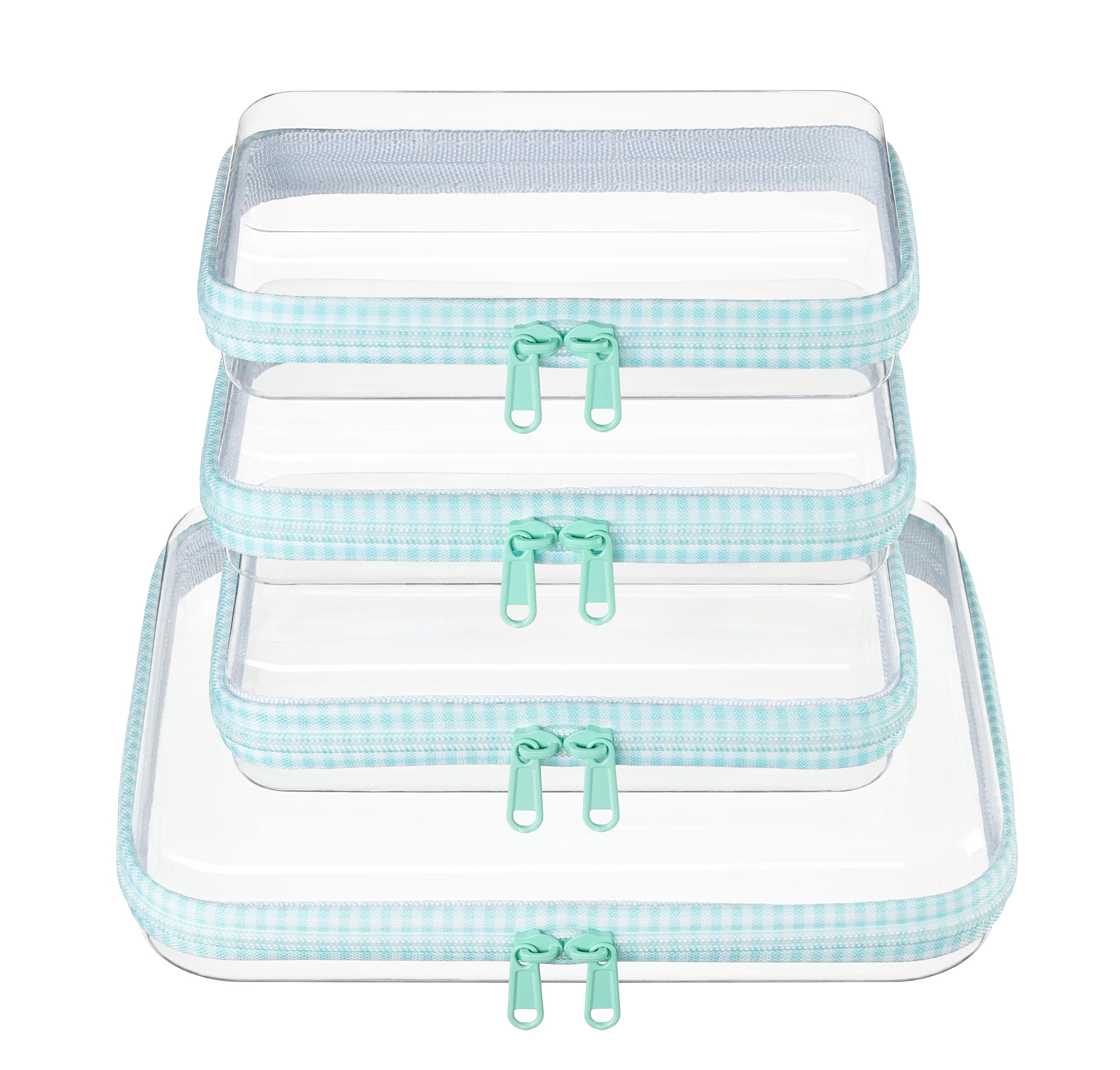 Clear Zipper Pouches - Organize Travel & Home -19