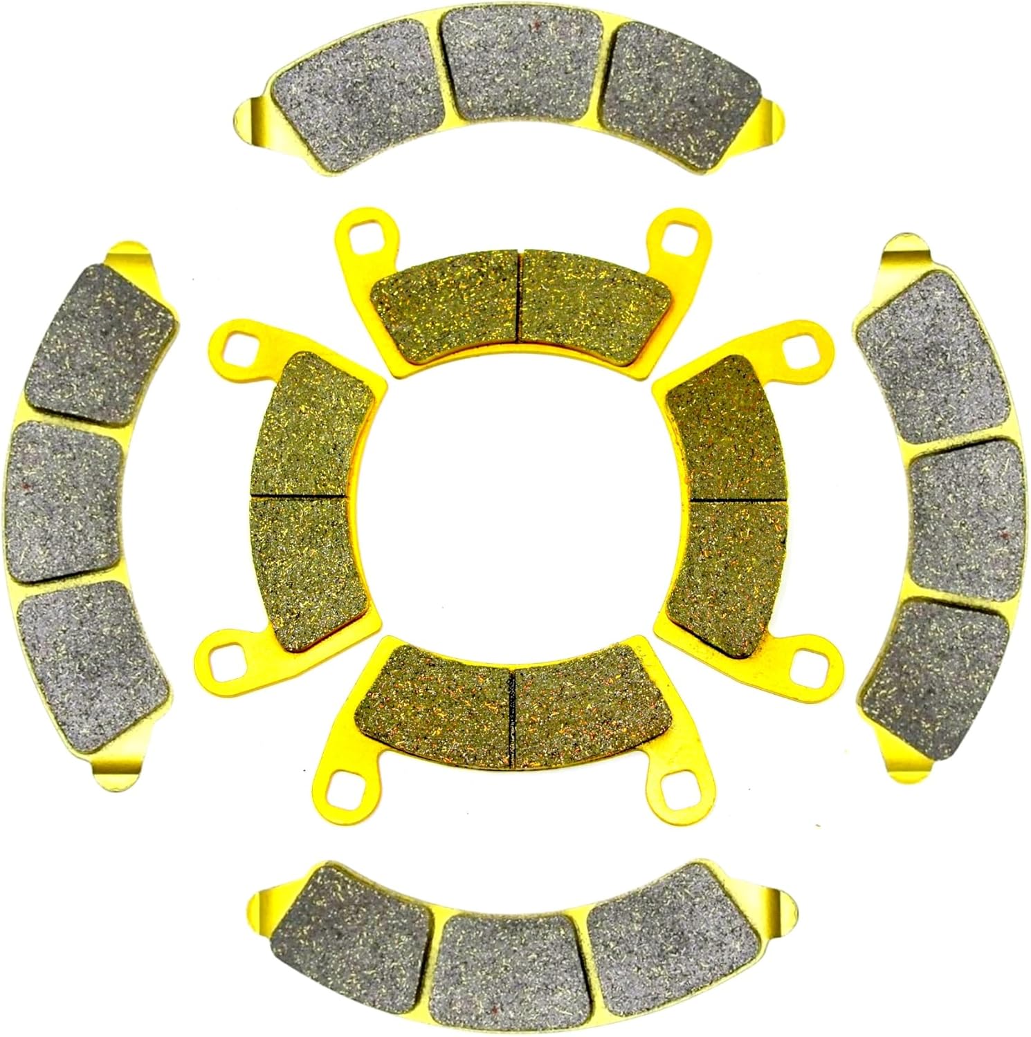 Brake Pads for Polaris RZR Turbo R Turbo R 4 2021 2022 2023 2024 Premium Sport Ultimate Front Rear Brakes 2207667 2205949 FA728 FA656 MC0531
