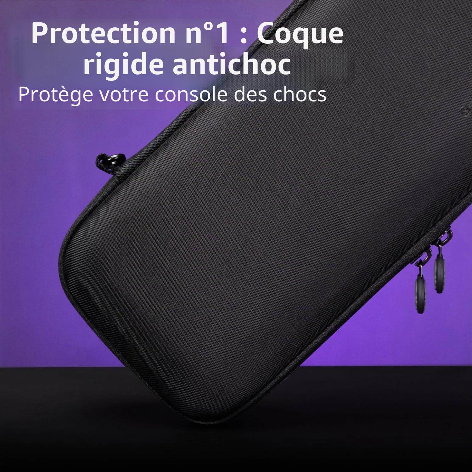 Skull & Co. Every Day Slim Carrying Case for ROG Ally X & ROG Ally : Protective Travel Case Portable Hard Shell Case - Denim