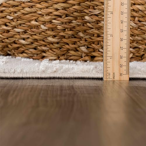 Miniatura 3 de Hauteloom Liverpool - Alfombra abstracta moderna para dormitorio, sala de estar, alfombra cuadrada de azulejos - Casa de campo bohemia