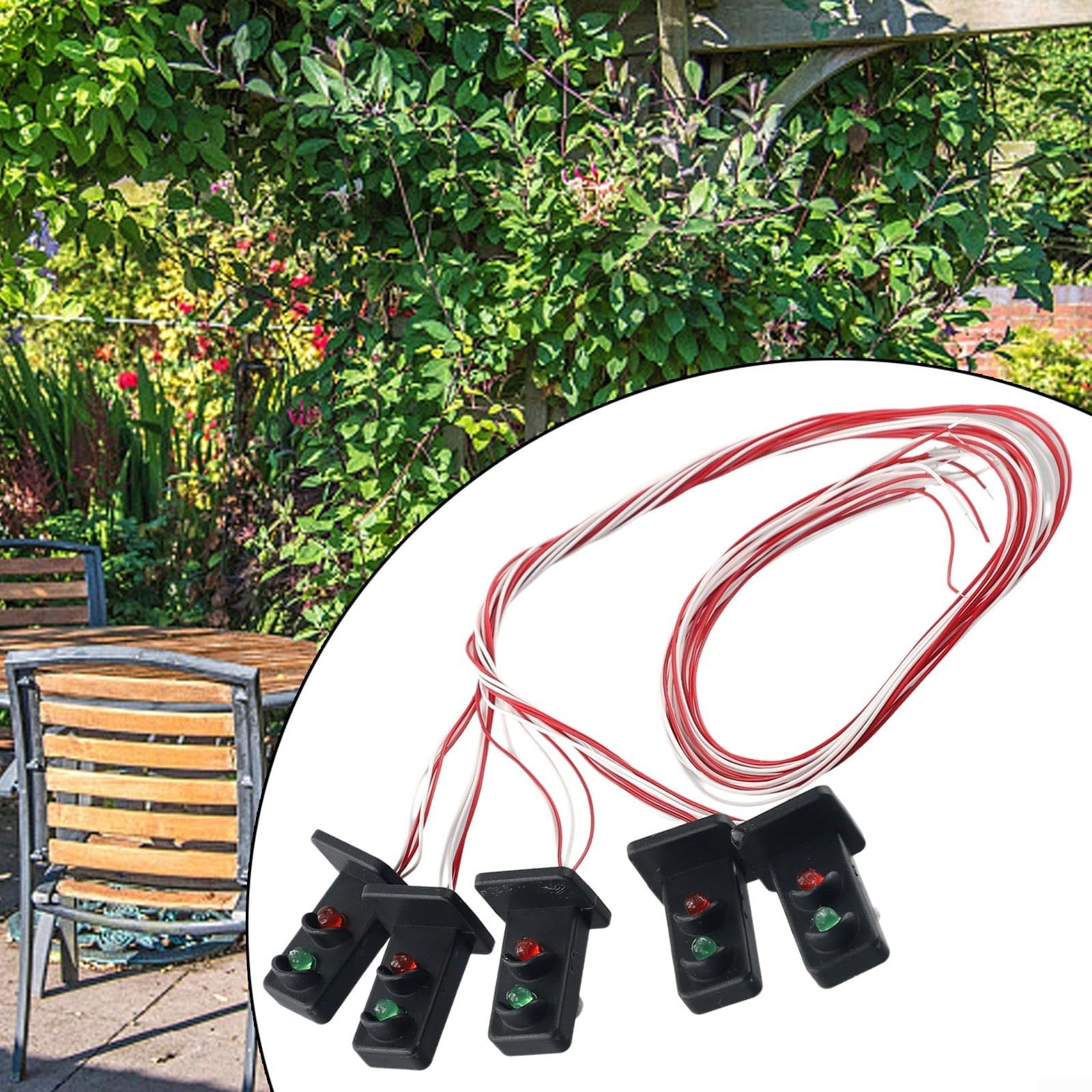JTD14 10 sets Target Face With LEDs for Railway Dwarf signal N Z Scale 2 Aspects | UK