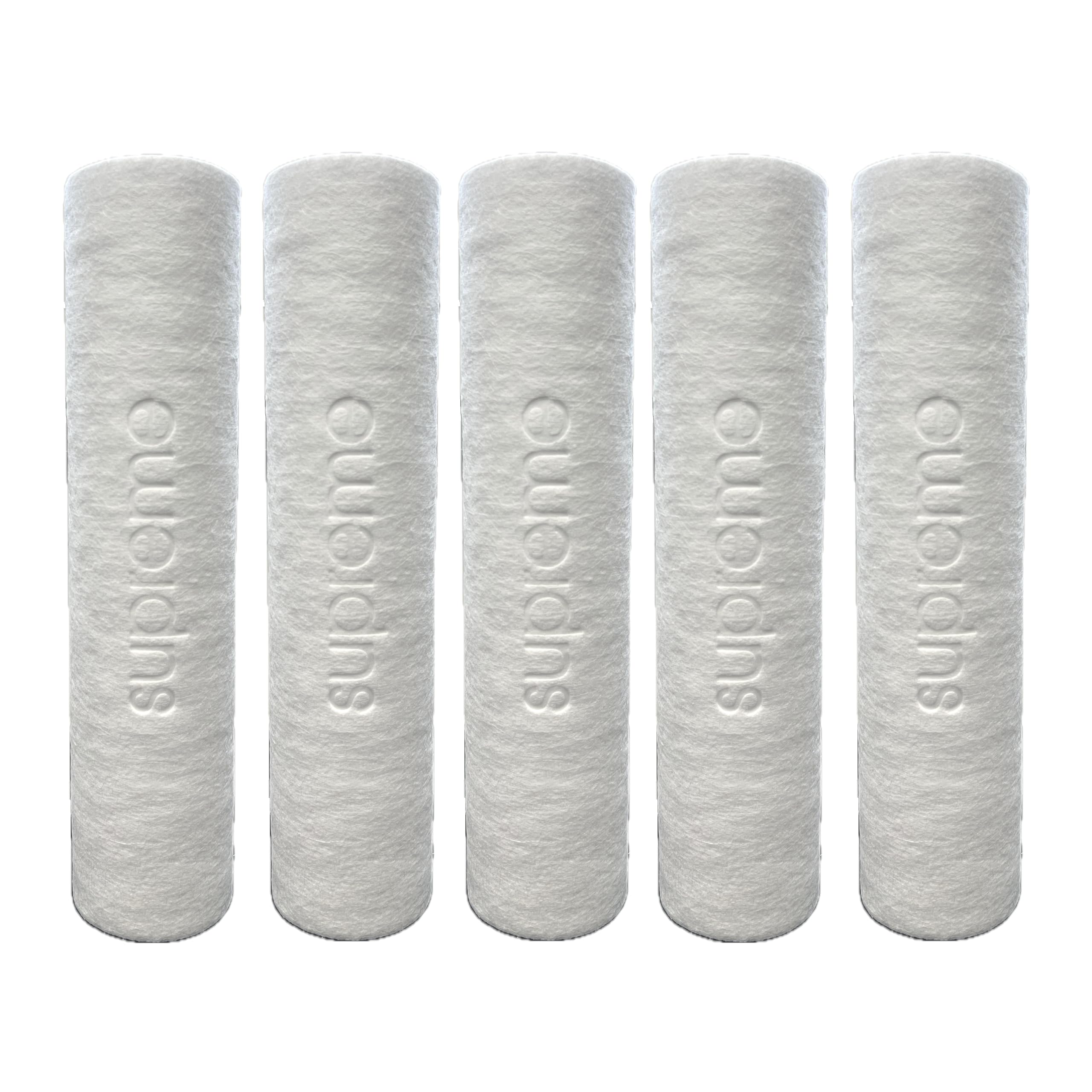 6 Cartouches Filtrantes à Eau Sédiments 20 Microns – 2,5 X 10 Pouces Pour Osmose Inverse