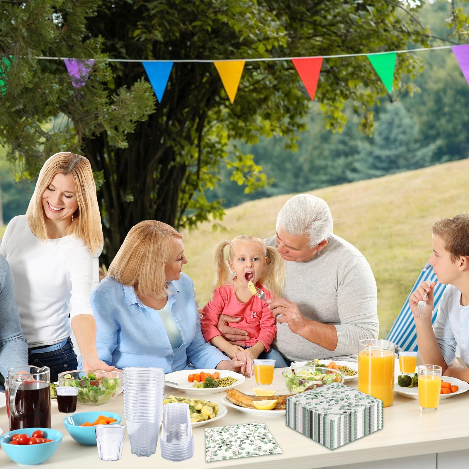 Bicchieri Plastica Rigida Lavabili 40 Pezzi Bicchieri in Plastica Trasparente 200 ml Resistenti e Riutilizzabili per Compleanni Matrimoni Barbecue Feste