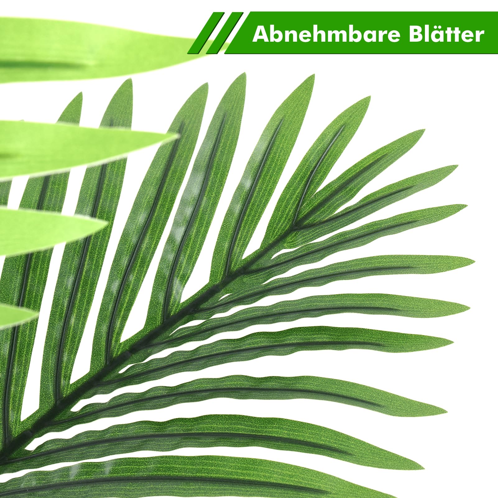 Kunstplant - palmboom - groen - in pot - 90 cm | Fun en Feest