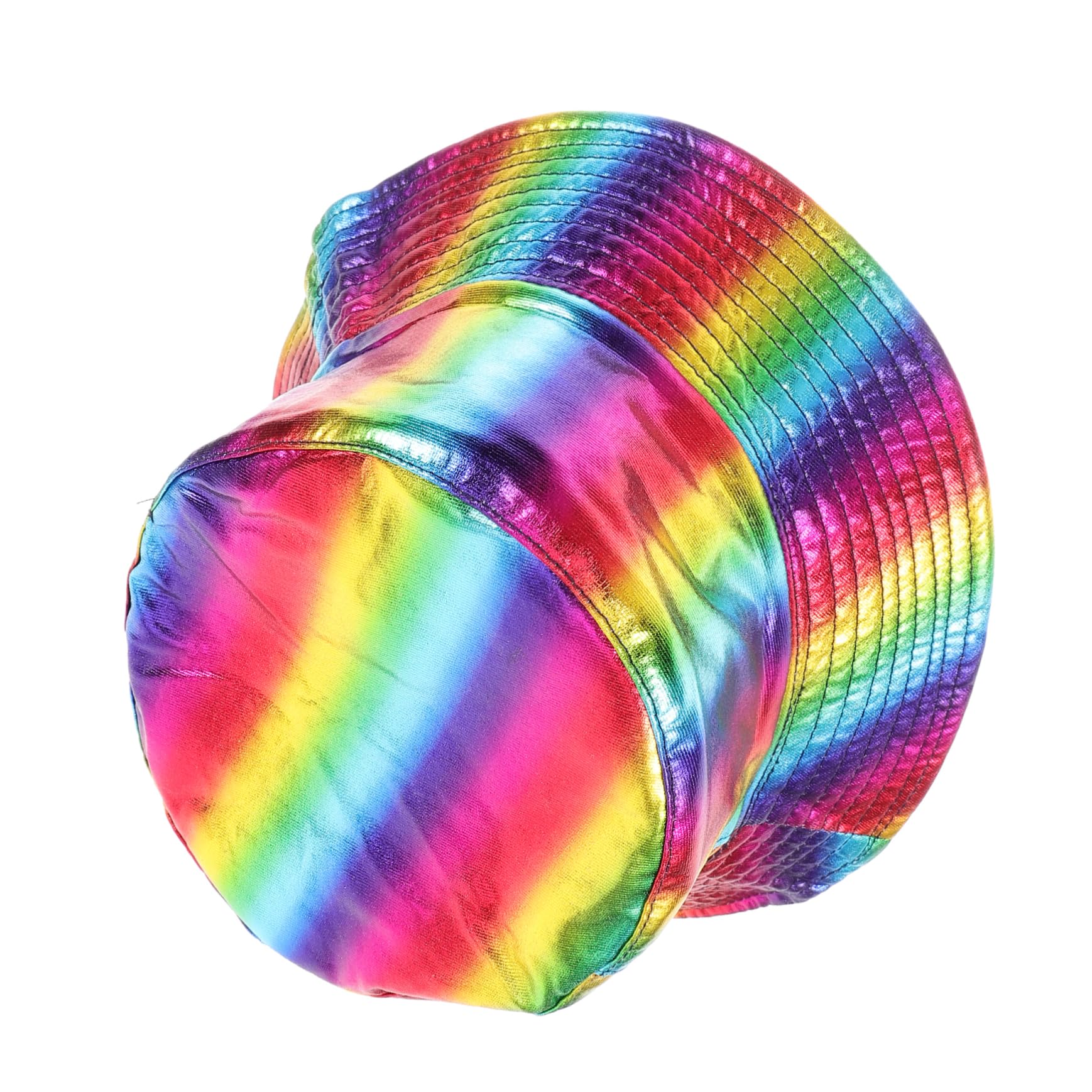 Sombrero de Pescador Rainbow Colorblock Sombrero de Mujer Gorras Tapa Bucket Hat Sombrero Bucket Sombrero de Cubo de Vacaciones Pesca Hombres paño Colorful