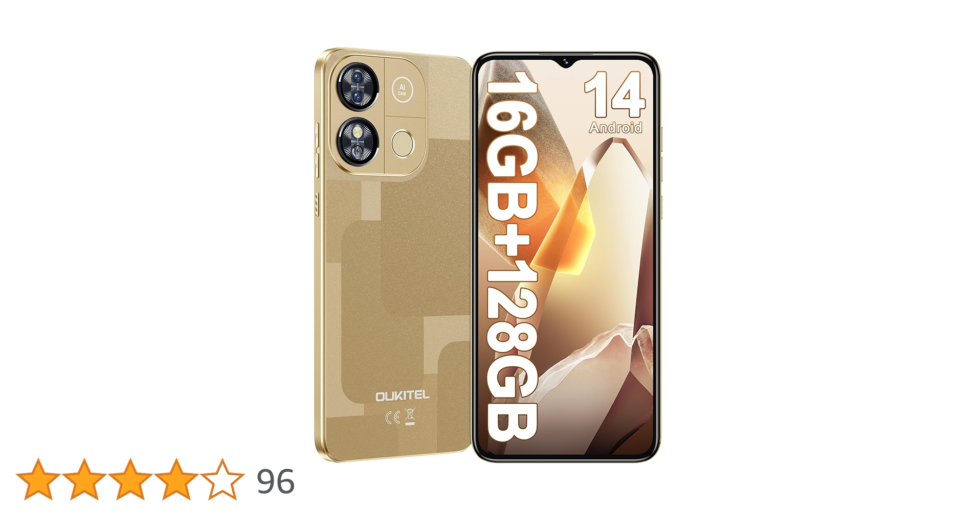 OUKITEL C57 Pro 16GB+128GB ゴールド SIM フリー Oukitel C57 Pro 4300mAh Battery 9.4mm Ultra-thin body – OUKITEL