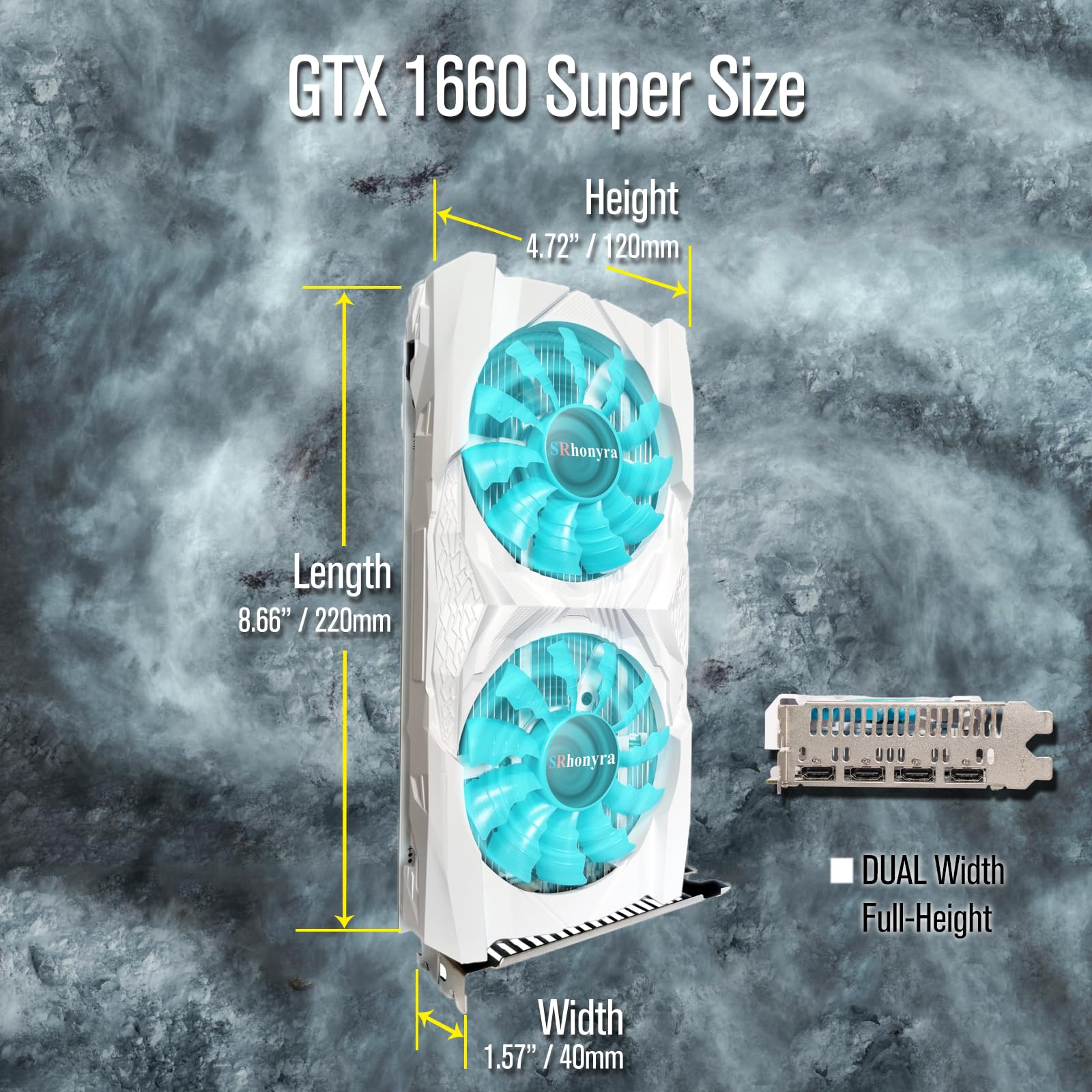 Amazon | SRhonyra GTX 1660 Super 6GB GDDR6 192ビット4モニター