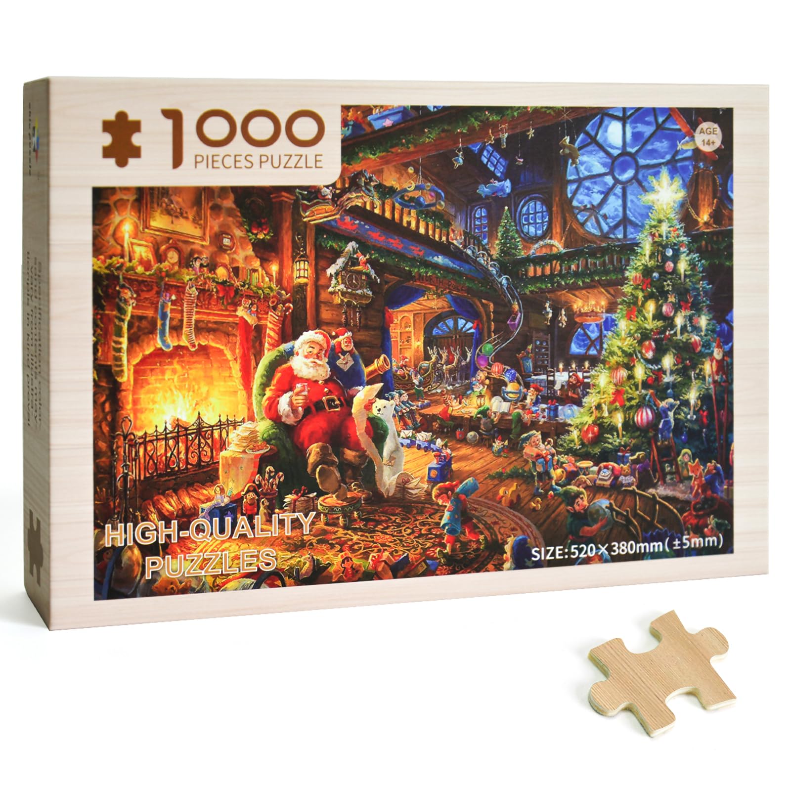 Puzzle 1000 Pieces Noël Grand Puzzle Classiques en Bois pour Adultes, Jeux Amusants/Colorés/Impossible/Difficiles, Cadeau d'anniversaire de Festivals pour la Famille Amis Cadeaux, Hiver M-142 Puzzle 1000 Pieces Noël Grand Puzzle Classiques en Bois pour Adultes, Jeux Amusants/Colorés/Impossible/Difficiles, Cadeau d'anniversaire de Festivals pour la Famille Amis Cadeaux, Hiver M-142