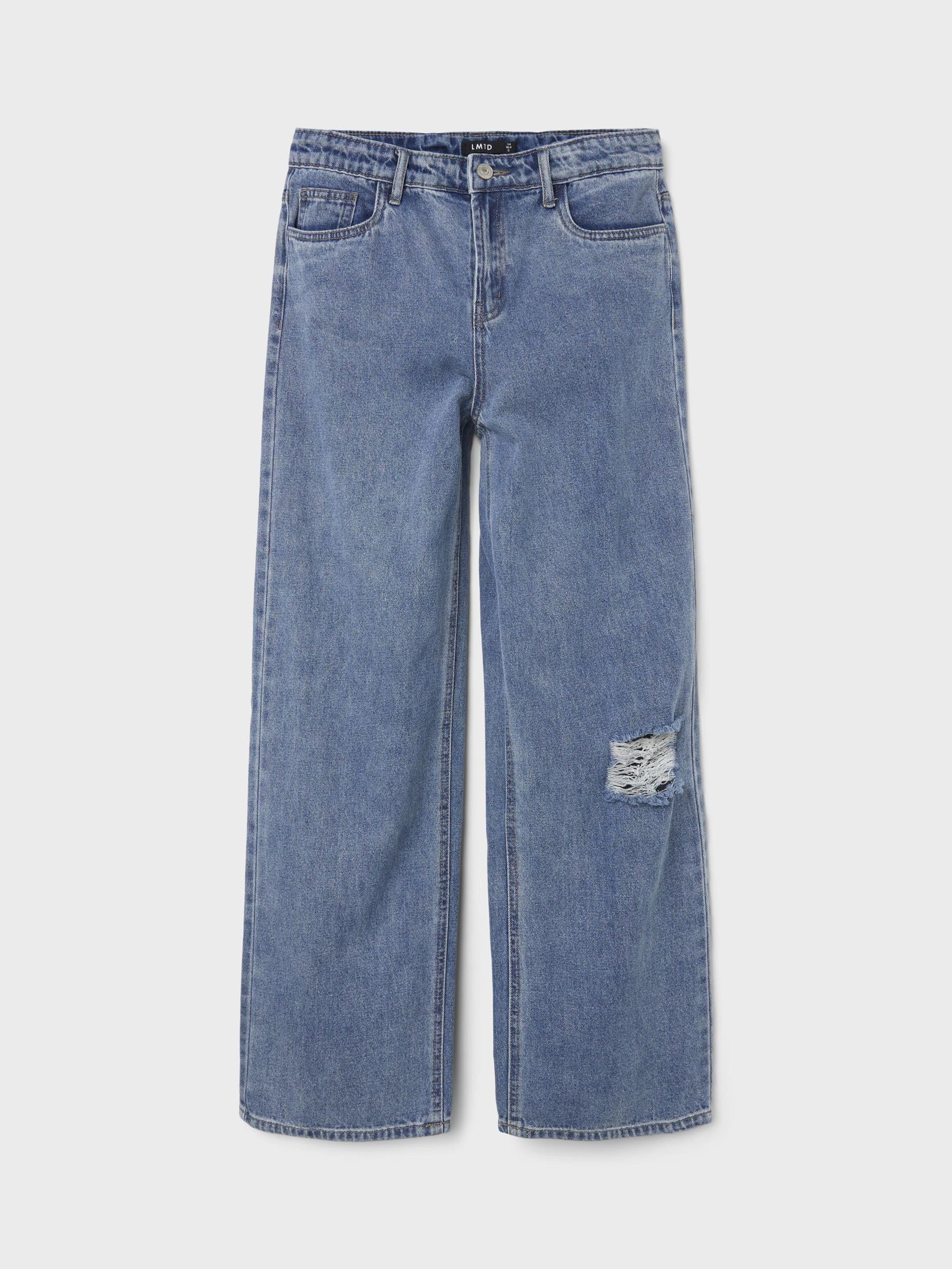 NAME IT - Nlfnoizza DNM HW Straight Pant Noos, Jeans Bambine e Ragazze
